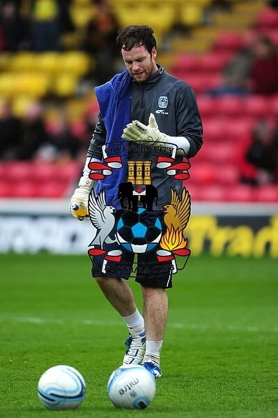 Joe Murphy with Coventry City Ball at Vicarage Road during Npower Championship Match vs. Watford (17-03-2012)