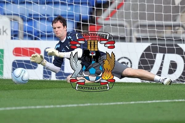 Joe Murphy: Coventry City Goalkeeper's Focused Pre-Match Routine at Oldham Athletic's Boundary Park (Npower League One)