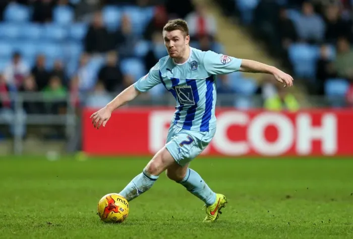 Framed Print : John Fleck in Action: Coventry City vs Plymouth Argyle - Johnstone's Paint Trophy Quarterfinals at Ricoh Arena Framed Print : John Fleck in Action: Coventry City vs Plymouth Argyle - Johnstone's Paint Trophy Quarterfinals at Ricoh Arena