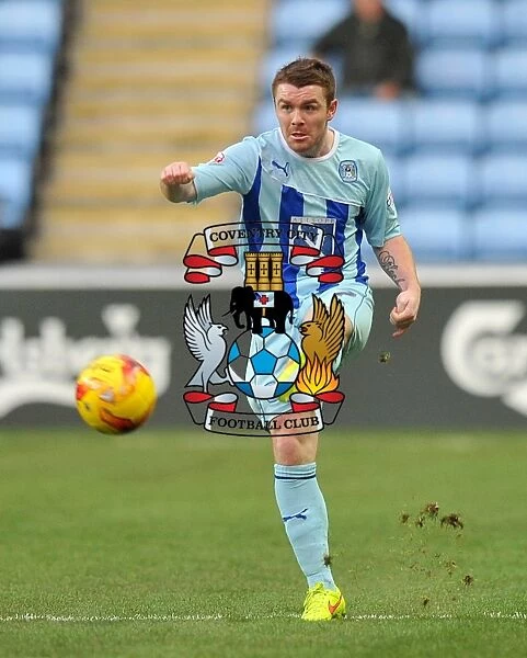 John Fleck in Action: Coventry City vs Fleetwood Town, Sky Bet League One at Ricoh Arena