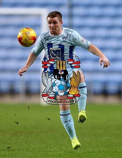 John Fleck in Action: Coventry City vs Plymouth Argyle - Quarterfinals, Johnstone's Paint Trophy (Ricoh Arena)