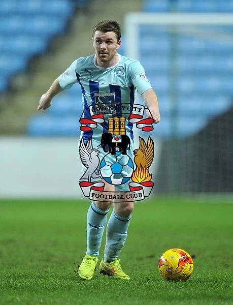 John Fleck in Action: Coventry City vs Walsall - Sky Bet League One at Ricoh Arena