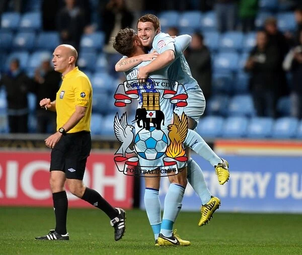 John Fleck's First Goal for Coventry City: Celebrating at Ricoh Arena Against Crawley Town (November 6, 2012)