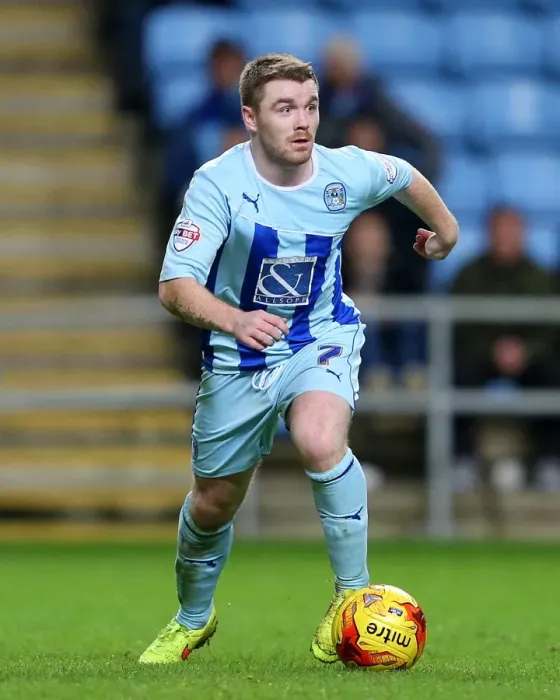 Framed Print : John Fleck's Leadership: Coventry City Reaches Quarterfinals in Johnstone's Paint Trophy vs Plymouth Argyle at Ricoh Arena Framed Print : John Fleck's Leadership: Coventry City Reaches Quarterfinals in Johnstone's Paint Trophy vs Plymouth Argyle at Ricoh Arena
