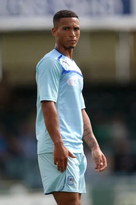 Framed Print : Jordan Clarke in Action: Coventry City vs. Bristol Rovers - Pre-Season Clash Framed Print : Jordan Clarke in Action: Coventry City vs. Bristol Rovers - Pre-Season Clash