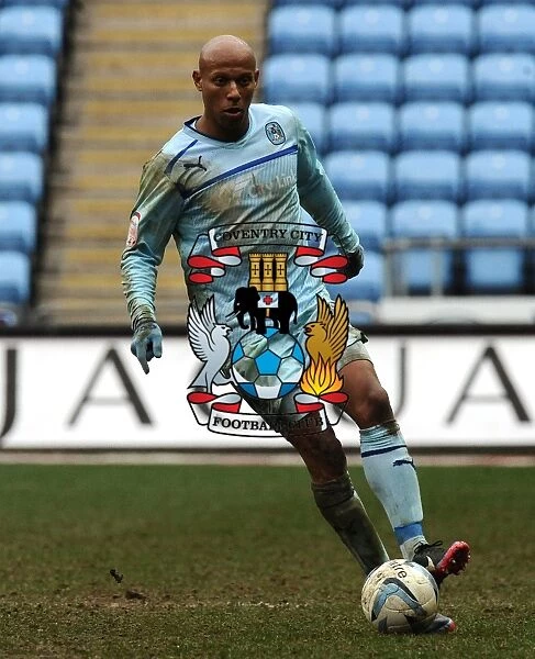 Jordan Stewart in Action: Coventry City vs Hartlepool United, Npower League One at Ricoh Arena