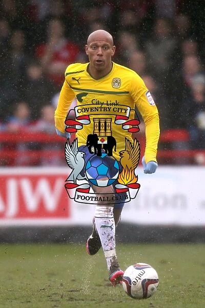 Jordan Stewart in Action: Coventry City vs Crawley Town, Npower League One, Broadfield Stadium (13-04-2013)