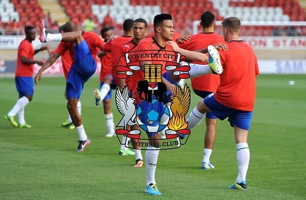Jordan Willis of Coventry City Training at Matchroom Stadium for Capital One Cup Match against Leyton Orient