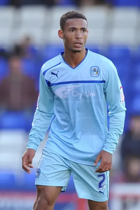Framed Print : Jordon Clarke in Action: Coventry City vs Oldham Athletic, Npower League One - Boundary Park Framed Print : Jordon Clarke in Action: Coventry City vs Oldham Athletic, Npower League One - Boundary Park