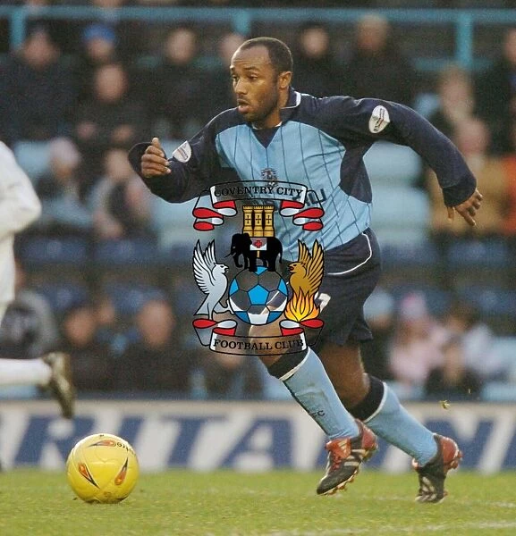 Julian Joachim in Action: Coventry City FC vs Watford (Nationwide Division One, Highfield Road, January 10, 2004)