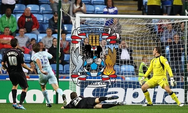 Kevin Kilbane Scores the Second Goal: Coventry City vs Birmingham City in Capital One Cup (2012)