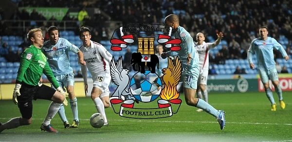 Late Drama: McGoldrick's Last-Minute Bid for Coventry City Equalizer vs Scunthorpe United (Npower League One)