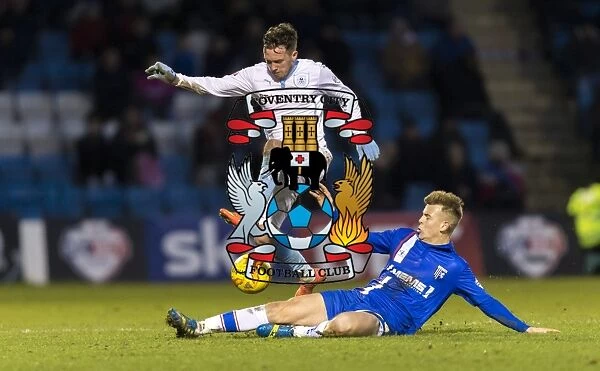 Leap of Determination: Danny Swanson Evasions Jake Hessenthaler in Coventry's League One Battle