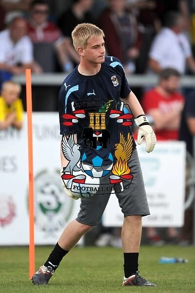 Lee Burge in Pre-Season Action at Nuneaton Town's Liberty Way Stadium: Coventry City FC Goalkeeper