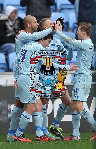 Leon Clarke Scores First Goal for Coventry City Against Crewe Alexandra at Ricoh Arena