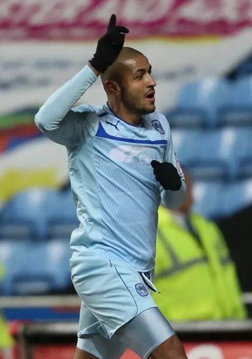 Framed Print : Leon Clarke Scores First Goal for Coventry City Against Tranmere Rovers at Ricoh Arena (Npower Football League One, 16-01-2013)