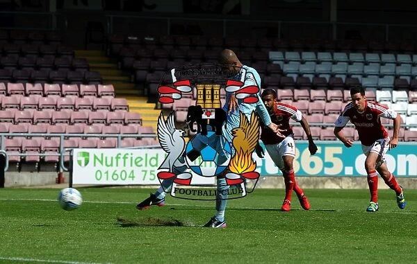 Leon Clarke Scores First Penalty Goal for Coventry City vs. Bristol City (Sky Bet League One, August 11, 2013)