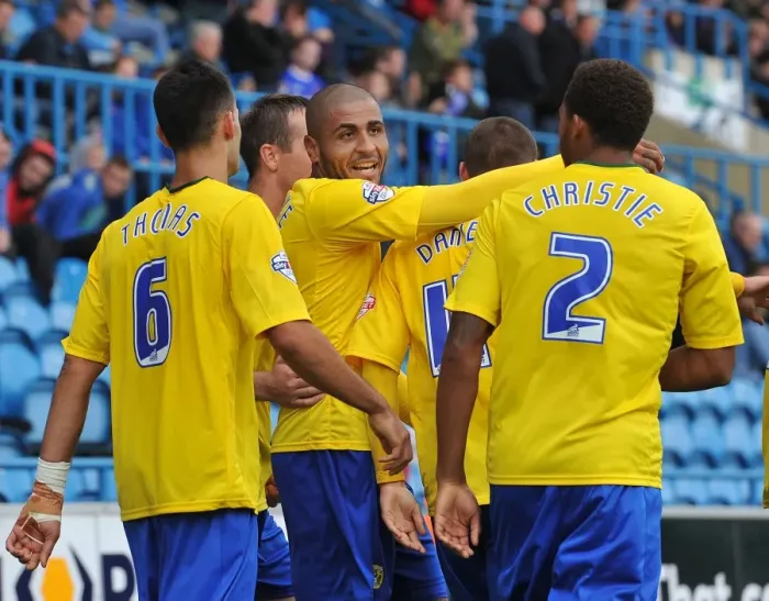 Framed Print : Leon Clarke Scores Fourth Goal: Coventry City's Triumph at Brunton Park (Sky Bet Football League One: Carlisle United vs Coventry City) Framed Print : Leon Clarke Scores Fourth Goal: Coventry City's Triumph at Brunton Park (Sky Bet Football League One: Carlisle United vs Coventry City)