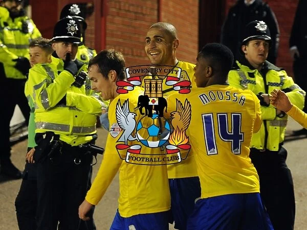 Leon Clarke Scores the Second Goal: Coventry City's FA Cup Upset at Barnsley's Oakwell Stadium (January 4, 2014)