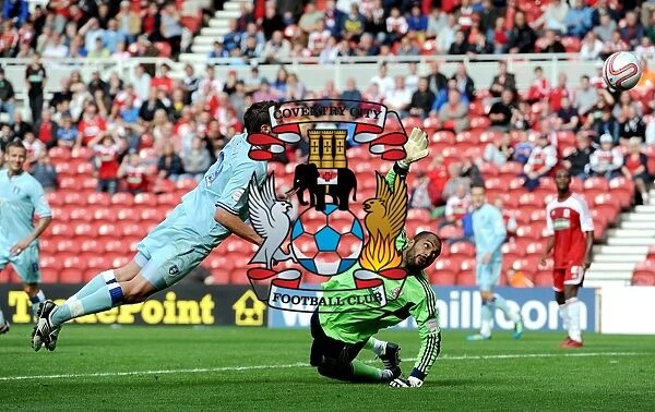 Lucas Jutkiewicz Scores First Goal for Coventry City in Npower Championship Match vs. Middlesbrough at Riverside Stadium