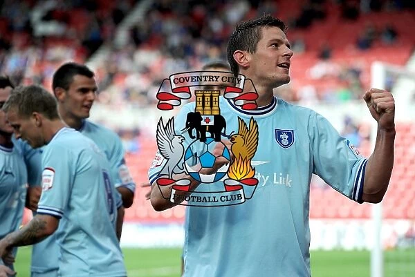Lucas Jutkiewicz Scores First Goal for Coventry City in Npower Championship Match vs. Middlesbrough