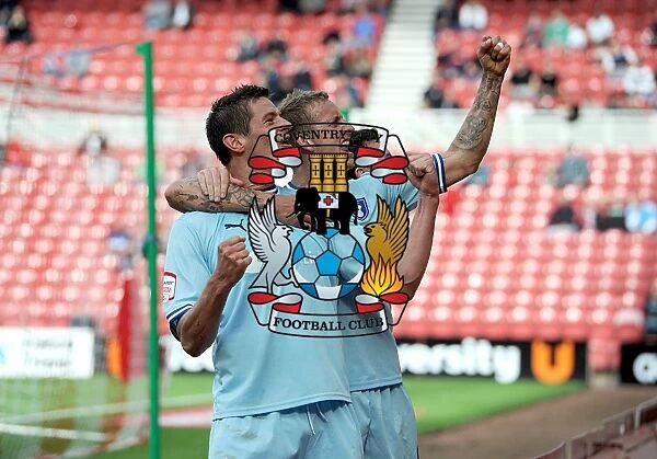 Lucas Jutkiewicz's Debut Goal: Coventry City at Middlesbrough, Championship 2011