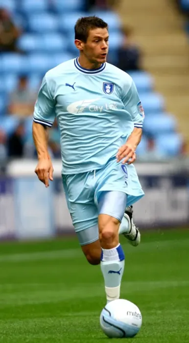 Framed Print : Lukas Jutkiewicz of Coventry City in Action Against Watford in the Npower Championship at Ricoh Arena (20-08-2011) Framed Print : Lukas Jutkiewicz of Coventry City in Action Against Watford in the Npower Championship at Ricoh Arena (20-08-2011)