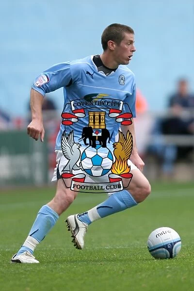 Lukas Jutkiewicz of Coventry City Faces Off Against Leicester City in the Npower Championship at Ricoh Arena (September 11, 2010)