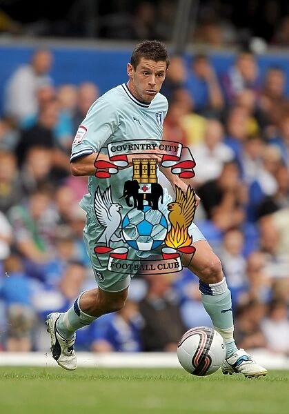 Lukas Jutkiewicz of Coventry City vs Birmingham City in the Npower Championship, August 13, 2011 - St. Andrew's