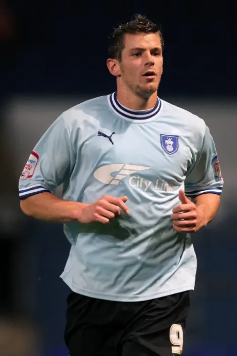 Framed Print : Lukas Jutkiewicz Scores the Winning Goal against Ipswich Town in Coventry City's Victory (September 19, 2011) Framed Print : Lukas Jutkiewicz Scores the Winning Goal against Ipswich Town in Coventry City's Victory (September 19, 2011)