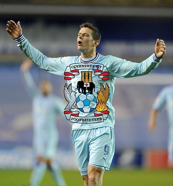 Lukas Jutkiewicz's Disappointment: Coventry City vs Millwall, Npower Championship (01-11-2011)
