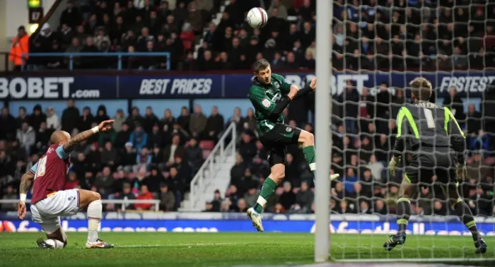 Framed Print : Lukas Jutkiewicz's Header for Coventry City vs. West Ham United (Npower Championship, 02-01-2012) Framed Print : Lukas Jutkiewicz's Header for Coventry City vs. West Ham United (Npower Championship, 02-01-2012)
