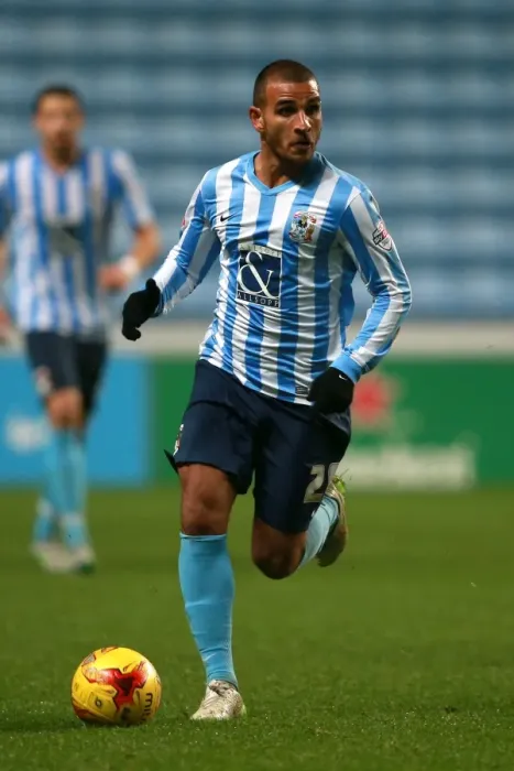 Framed Print : Marcus Tudgay in Action: Coventry City vs Barnsley, Sky Bet League One at Ricoh Arena Framed Print : Marcus Tudgay in Action: Coventry City vs Barnsley, Sky Bet League One at Ricoh Arena