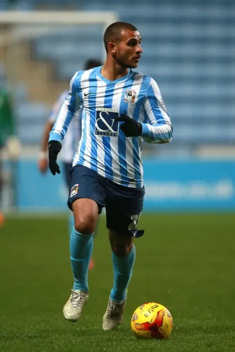 Framed Print : Marcus Tudgay in Action: Coventry City vs Barnsley, Sky Bet League One, Ricoh Arena Framed Print : Marcus Tudgay in Action: Coventry City vs Barnsley, Sky Bet League One, Ricoh Arena