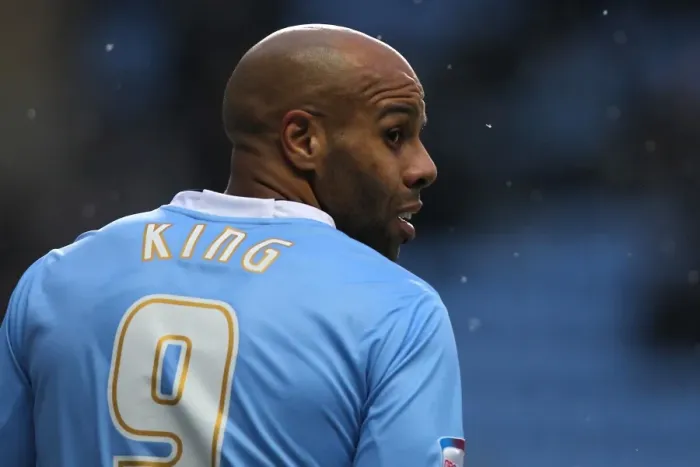 Framed Print : Marlon King in Action for Coventry City Against Norwich City in the Npower Championship at Ricoh Arena (18-12-2010)