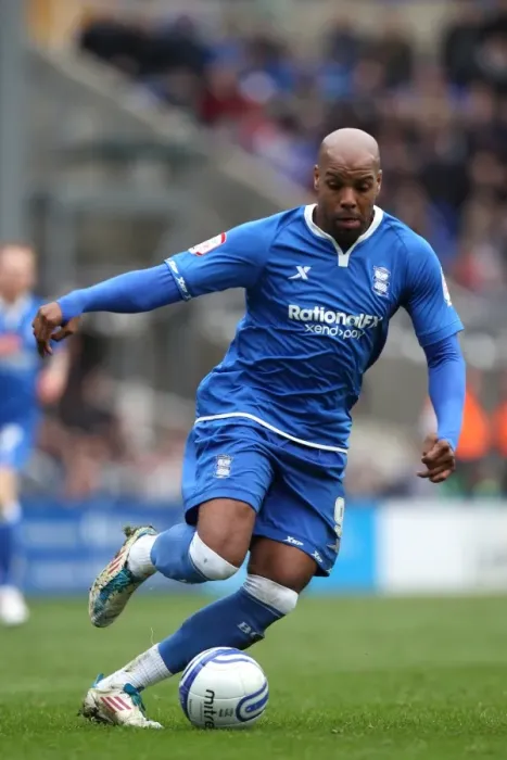 Framed Print : Marlon King Scores the Game-Winning Goal for Coventry City Against Birmingham City in Npower Championship (April 9, 2012)