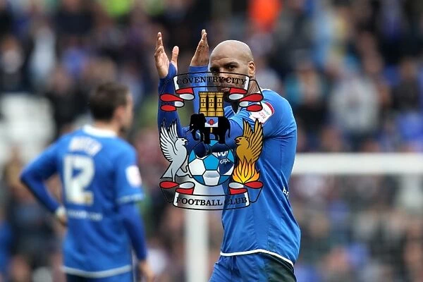 Marlon King's Emotional Farewell: A Coventry City Substitute Bids Adieu to Fans Amidst Birmingham City vs. Crystal Palace Npower Championship Clash (09-04-2012, Ashton Gate)