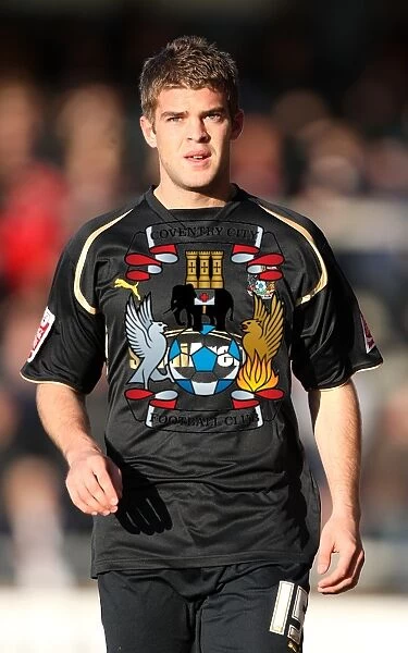 Martin Cranie in Championship Action: Coventry City vs Scunthorpe United (December 6, 2009)