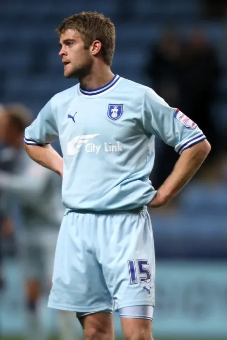 Framed Print : Martin Cranie: A Dejected Moment After Coventry City's Championship Loss to Millwall (17-04-2012) Framed Print : Martin Cranie: A Dejected Moment After Coventry City's Championship Loss to Millwall (17-04-2012)