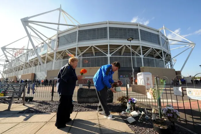 Framed Print : Memorial Garden Tribute: Coventry City vs Burnley (October 22, 2011, Ricoh Arena) Framed Print : Memorial Garden Tribute: Coventry City vs Burnley (October 22, 2011, Ricoh Arena)
