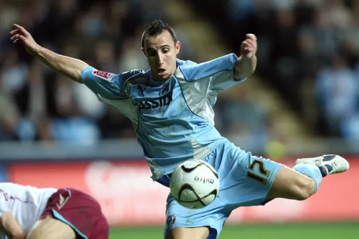 Framed Print : Michael Mifsud's Goal: Coventry City vs. West Ham United in Carling Cup Round 4 (October 30, 2007) - Ricoh Arena Framed Print : Michael Mifsud's Goal: Coventry City vs. West Ham United in Carling Cup Round 4 (October 30, 2007) - Ricoh Arena