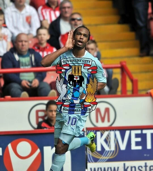 Nathan Delfouneso Scores First Goal for Coventry City: Sky Bet League One Triumph at Bramall Lane vs. Sheffield United (May 3, 2014)