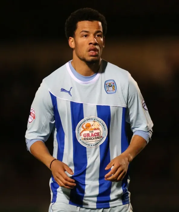 Framed Print : Nathan Eccleston in Action for Coventry City against Stevenage at Sixfields Stadium (Sky Bet League One, 2014) Framed Print : Nathan Eccleston in Action for Coventry City against Stevenage at Sixfields Stadium (Sky Bet League One, 2014)