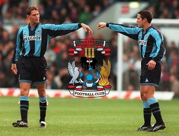 Noel Whelan and Paul Telfer: Derby County vs Coventry City - 90s Football Action