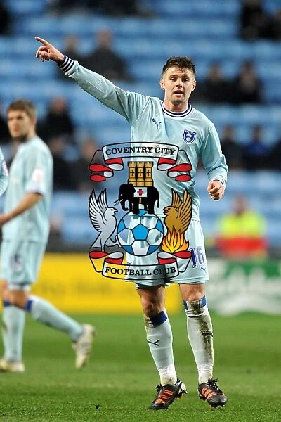 Oliver Norwood in Action for Coventry City Against Leeds United at Ricoh Arena (2012)