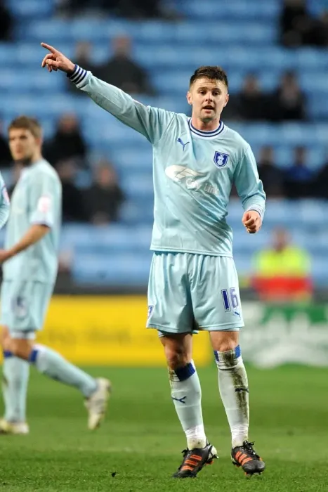 Framed Print : Oliver Norwood in Action for Coventry City Against Leeds United at Ricoh Arena (2012) Framed Print : Oliver Norwood in Action for Coventry City Against Leeds United at Ricoh Arena (2012)