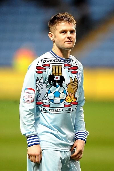 Oliver Norwood in Action: Coventry City vs. Leeds United, February 14, 2012, Ricoh Arena