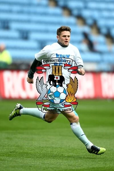 Oliver Norwood's Unique Pre-Match Routine: Coventry City vs. Peterborough United (Npower Championship, 07-04-2012, Ricoh Arena) - The Know the Score T-Shirt Warm-Up