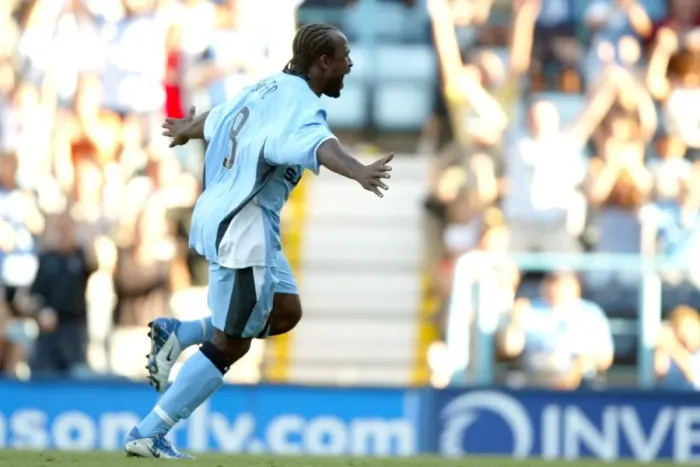 Framed Print : Patrick Suffo's Game-Winning Penalty: Coventry City's Triumph Over Sunderland (07-08-2004) Framed Print : Patrick Suffo's Game-Winning Penalty: Coventry City's Triumph Over Sunderland (07-08-2004)