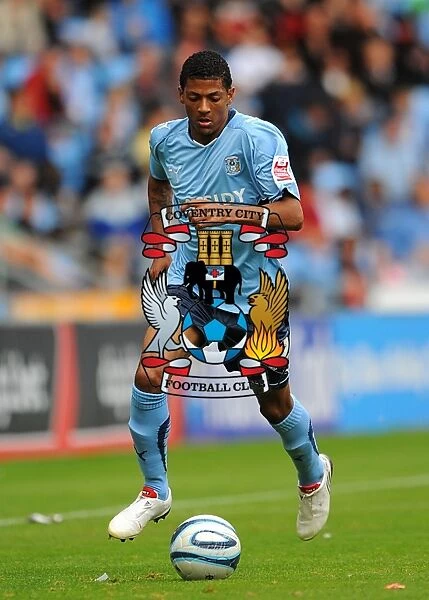 Patrick Van Aanholt in Action: Coventry City vs. Leicester City, Championship Match at Ricoh Arena (03-10-2009)